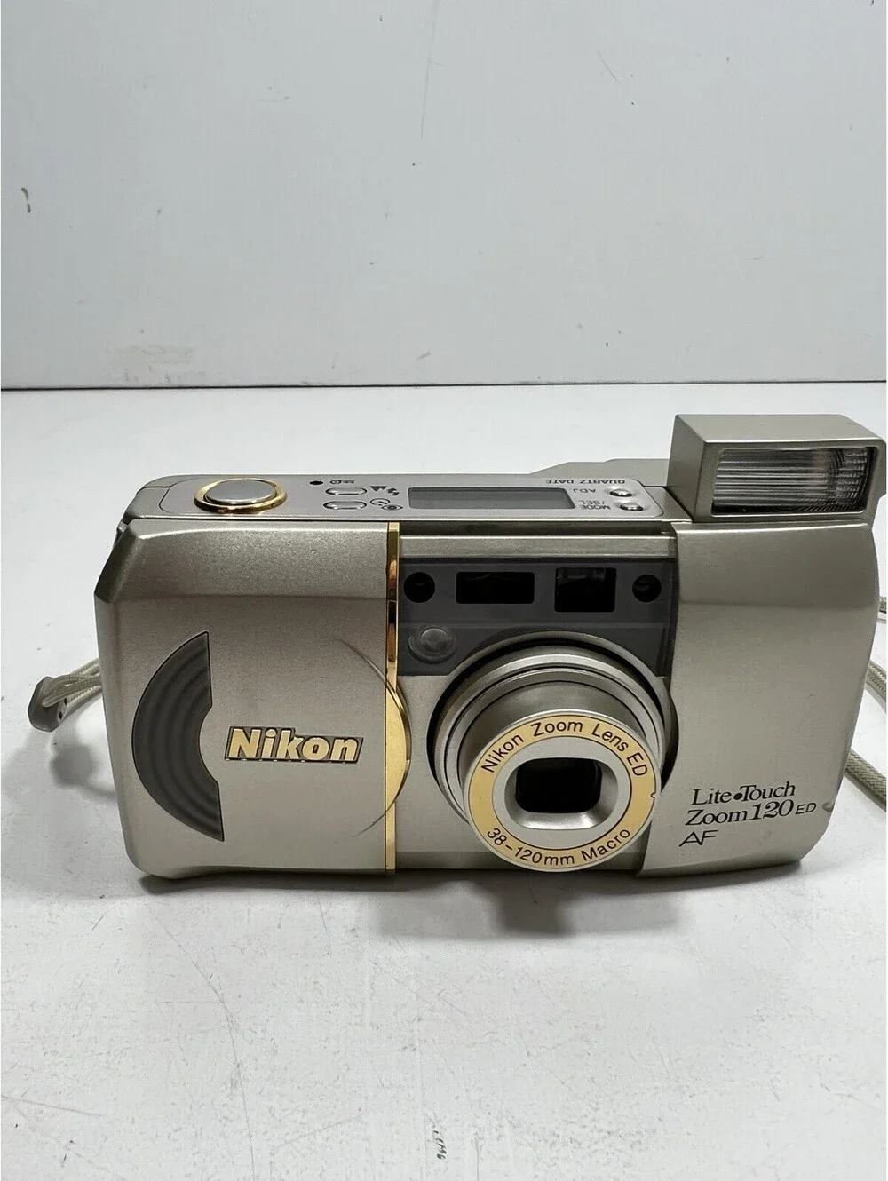Nikon Lite Touch Zoom 120 ED AF 35mm Point & Shoot Film Camera Tested Works
